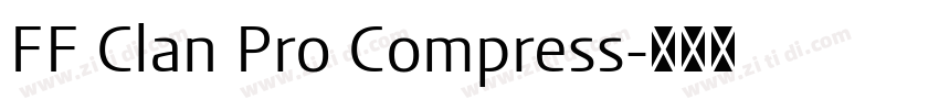 FF Clan Pro Compress字体转换
